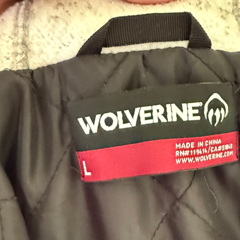 Wolverine Black Quilted Outerwear